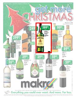 Makro : Get More Christmas - Liquor (11 Dec - 17 Dec), page 1