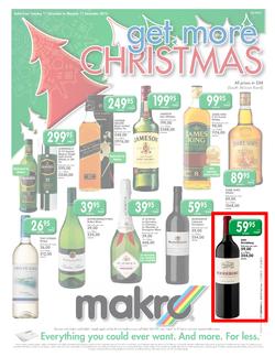Makro : Get More Christmas - Liquor (11 Dec - 17 Dec), page 1