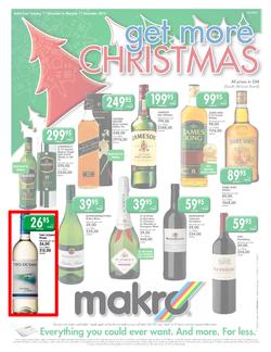 Makro : Get More Christmas - Liquor (11 Dec - 17 Dec), page 1