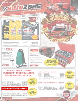 Autozone : Festive Deals (4 Dec - 31 Dec), page 1