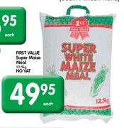First Value Super Maize Meal-12.5kg Each