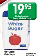 First Value White Sugar-2.5kg