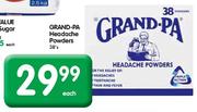Grand-Pa Headache Powders-38's 