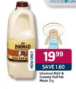 Inkomazi Rich & Creamy Full Fat Maas-2kg