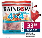Rainbow 4 Drumsticks & 4 Thighs-1.5kg