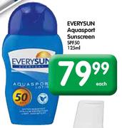 Everysun Aquasport Sunscreen SPF50-125ml Each