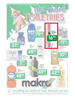Makro : Get More Toiletries (14 Dec - 24 Dec), page 1