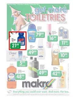 Makro : Get More Toiletries (14 Dec - 24 Dec), page 1