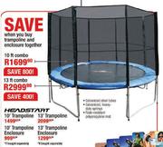 Headstart Trampoline Enclosure - 13'