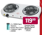 Counter Point Double Spiral Hotplate
