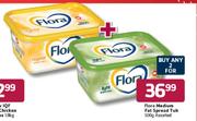 Flora Medium Fat Spread Tub Assorted-2x500g