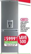 Defy Metallic Bottom Freezer Fridge With Water Dispenser-360ltr