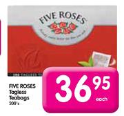 Five Roses Tagless Teabags-200's Each
