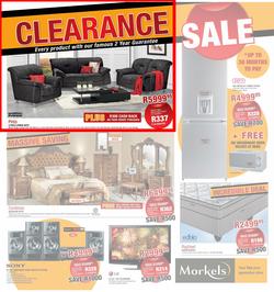 Morkels : Clearance Sale (27 Dec - 31 Jan 2013), page 1