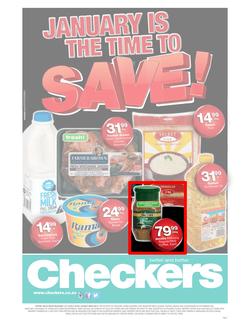 Checkers Eastern Cape : January is the time to save (27 Dec - 6 Jan 2013), page 1
