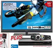 Sansui LED(140Cm)(5TY1655)+DSTV HD PVR Combo Deal