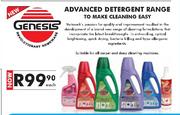 Genesis Advanced Detergent Range