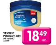 Vaseline Petroleum Jelly-250ml Each