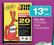 Flip File A4 Display Book-20 Pockets Each