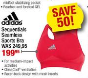 Adidas Sequentials Seamless Sports Bra