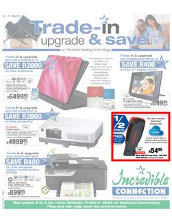 Incredible Connection; Trade-in, Upgrade & Save (8 Mar - 11 Mar), page 1