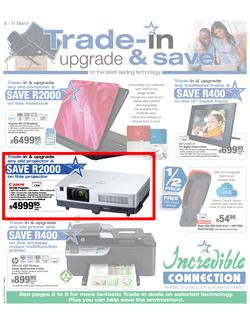 Incredible Connection; Trade-in, Upgrade & Save (8 Mar - 11 Mar), page 1