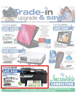 Incredible Connection; Trade-in, Upgrade & Save (8 Mar - 11 Mar), page 1
