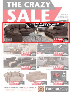 Furniture City : The Crazy Sale (7 Jan - 20 Jan 2013), page 1