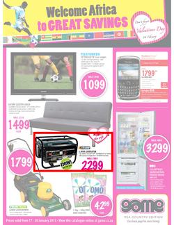 Game : Welcome Africa to Great Savings (17 Jan - 20 Jan 2013), page 1