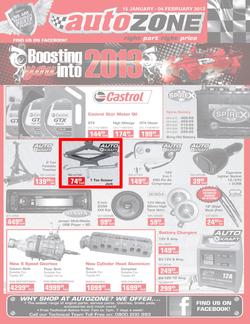 Autozone : Boosting you into 2013 (15 Jan - 4 Feb 2013), page 1