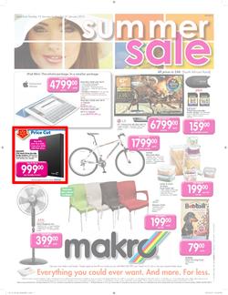 Makro : Summer Sale (15 Jan - 21 Jan 2013), page 1