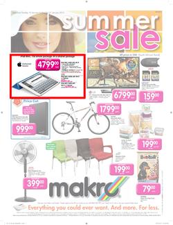 Makro : Summer Sale (15 Jan - 21 Jan 2013), page 1