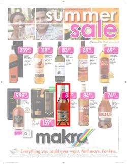 Makro : Summer Sale - Liquor (20 Jan - 28 Jan 2013), page 1