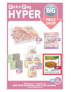 Pick n Pay Hyper Eastern Cape (21 Jan - 27 Jan 2013), page 1