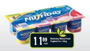 Nutriday Mixed Fruit Yoghurt-8'sx100g Each