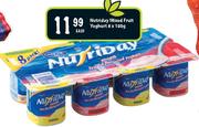Nutriday Mixed Fruit Yoghurt-8x100g Each