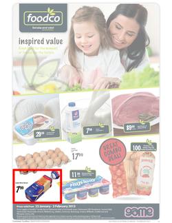 Foodco Gauteng & Polokwane : Inspired Value (23 Jan - 3 Feb 2013), page 1