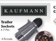 Kauffmann 7 Pin Trailer Sockets Female