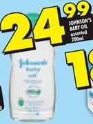 Johnson's Baby Oil-200Ml