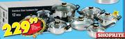 Value Stainless Steel Cookware Set-12 Piece