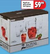 Royal Cut Glass Drink Set-7 Piece