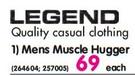 Legend Mens Muscle Hugger