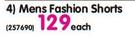 Legend Mens Fashion Shorts