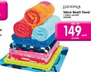 Glodina Velour Beach Towel-Each