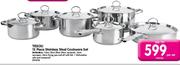 Tissoli 12 Piece Stainless Steel Cookware Set-Per Set