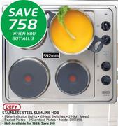 Defy Stainless Steel Slimline Hob DHD358