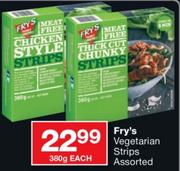 Fry's Vegetarian Strips Assorted-380g Each