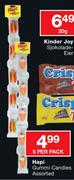 Hapi Gummi Candies Assorted-5 Per Pack