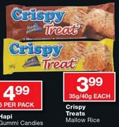 Crispy Treats Mallow Rice-35g/40g Each