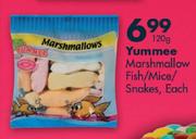 Yummee Marshmallow Fish / Mice / Snacks-120g Each